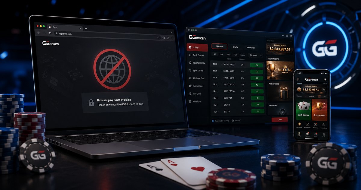 GGPoker без завантаження: чи можна грати через браузер